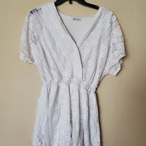White Romper M